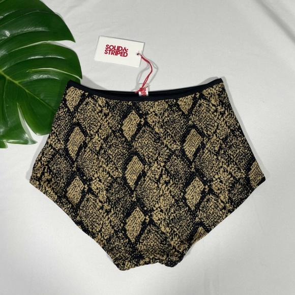 NWT Solid & Striped‎ [ Small ] Brigitte Snake Knit Bikini Bottoms - Picture 8 of 11